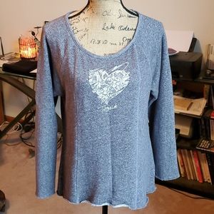 Artisans gray Telluride sweatshirt size Medium